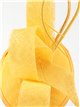 Feather hair fascinator headband amarillo