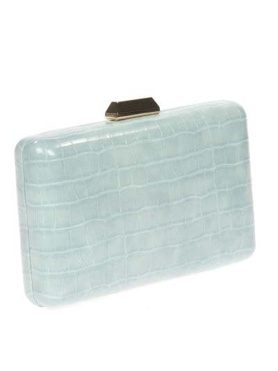 Clutch fiesta estampado coco celeste 2