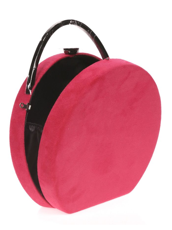 Bolso caja redonda antelina buganvia