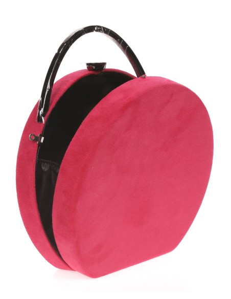 Bolso caja redonda antelina buganvia