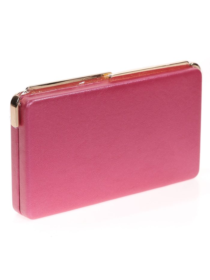 Clutch festa ecopelle bouganville