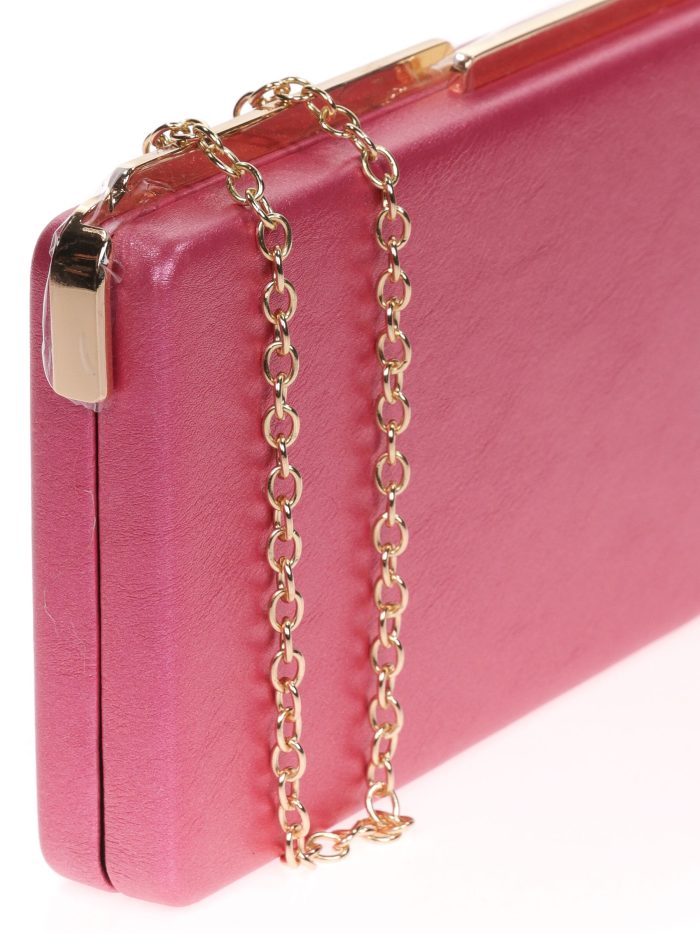 Clutch festa ecopelle bouganville