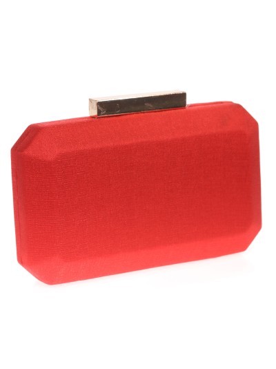 Clutch fiesta liso rojo 2