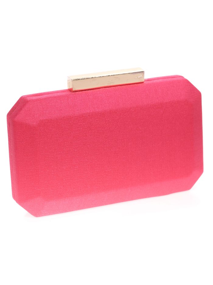 Clutch fiesta liso fucsia