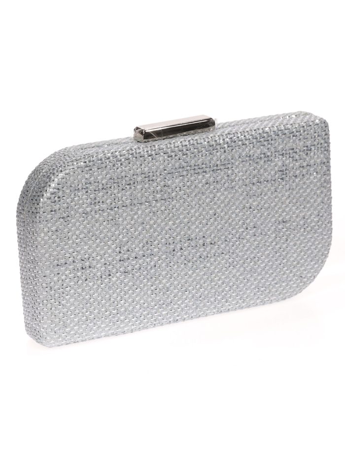 Clutch fiesta rafia azul-claro