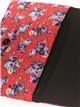 Floral print cluth rojo