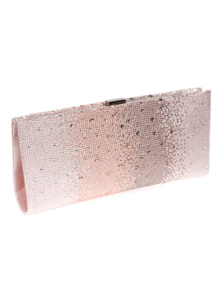 Cartera fiesta pedrería rosa