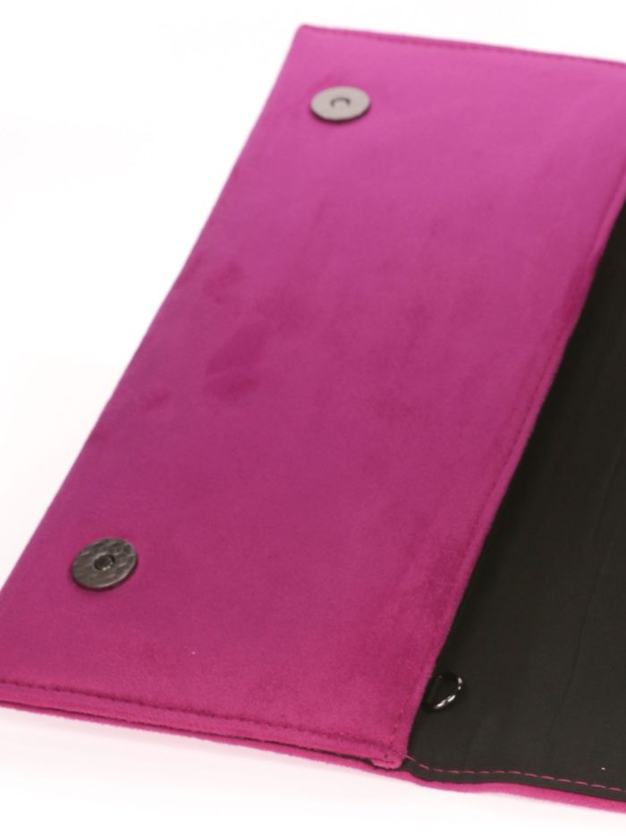 Cartera fiesta antelina buganvilla