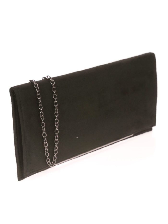 Cartera fiesta antelina negro