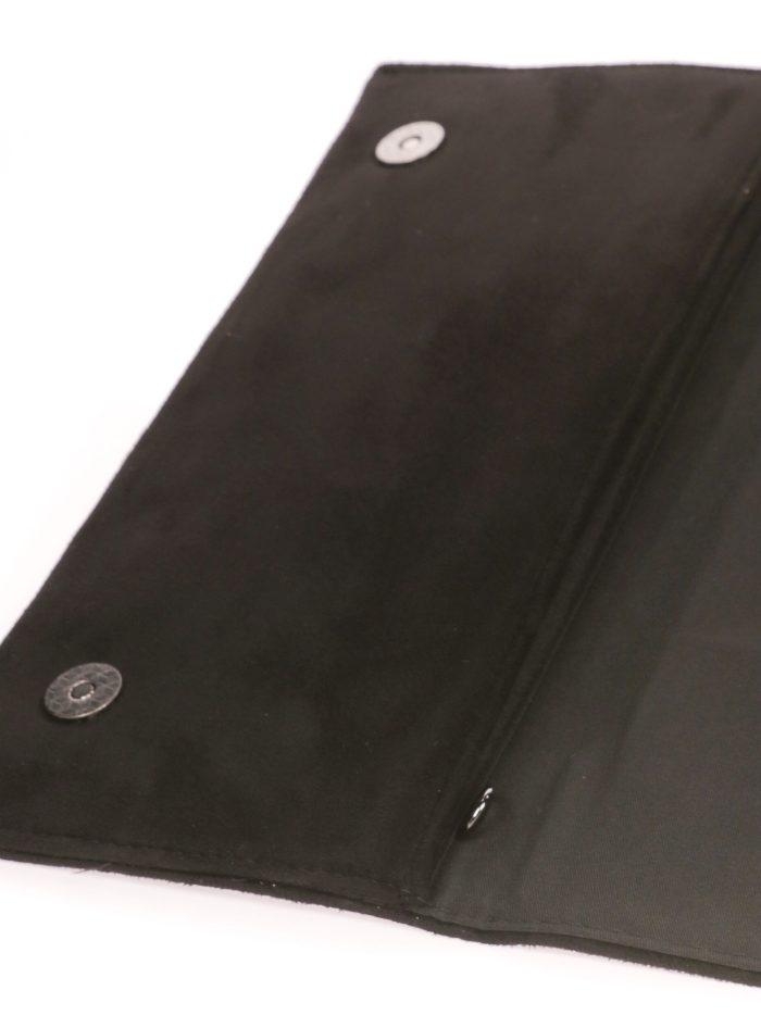 Cartera fiesta antelina negro