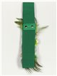 Cinturón elástico flores verde-hierba