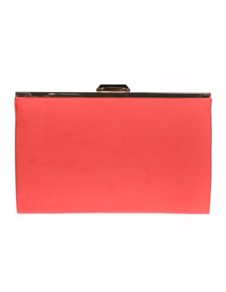 Cartera fiesta antelina rojo