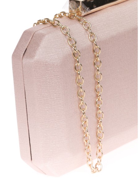 Clutch fiesta liso nude