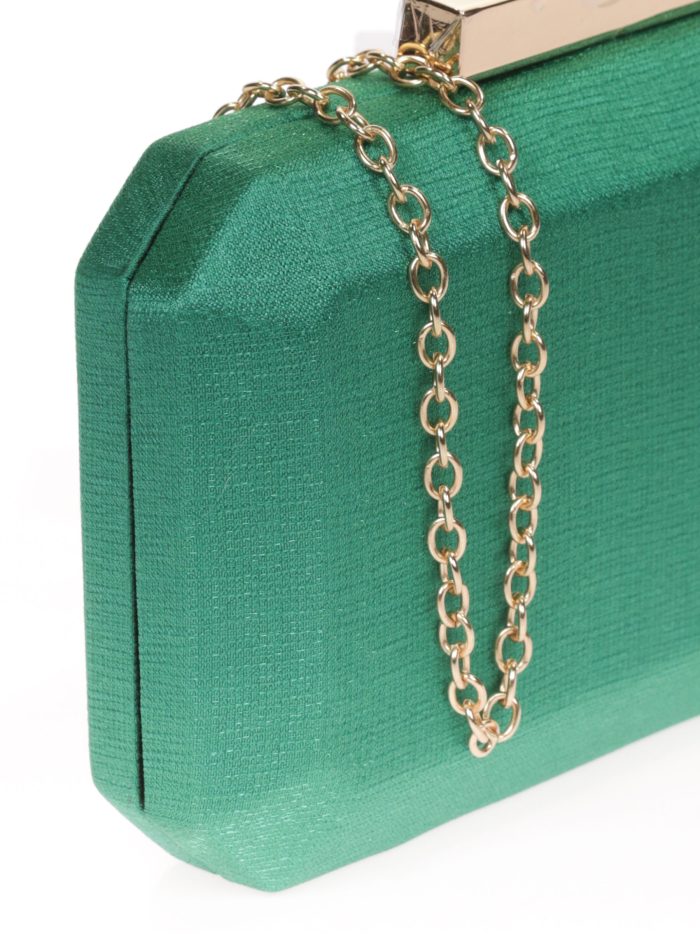 Clutch fiesta liso verde-hierba