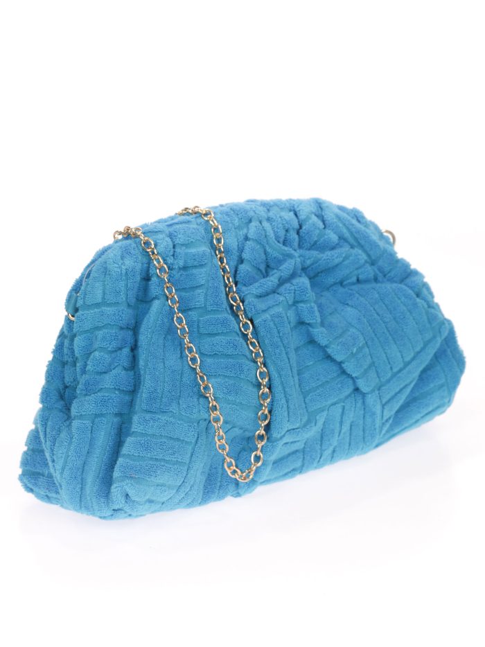 Cartera fiesta estampado azulon