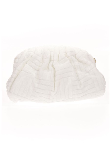 Cartera fiesta estampado blanco-ruto