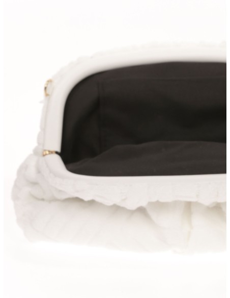 Cartera fiesta estampado blanco-ruto