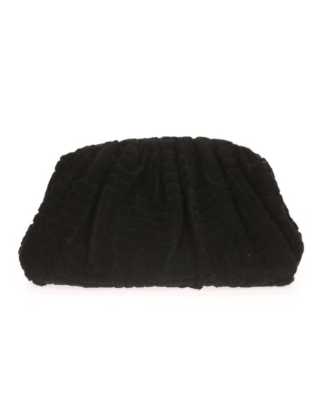 Cartera fiesta estampado negro