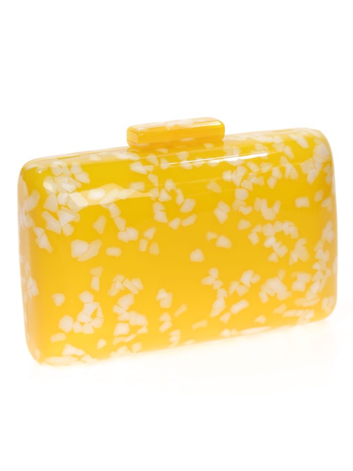 Clutch fiesta nácar amarillo