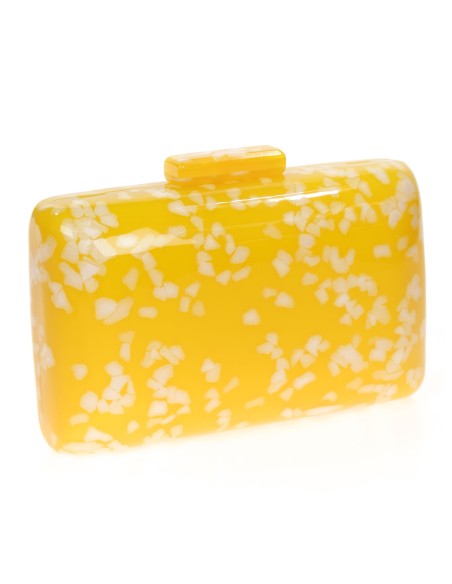 Clutch fiesta nácar amarillo