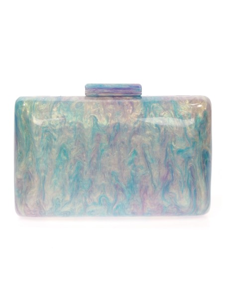 Clutch fiesta nácar violeta