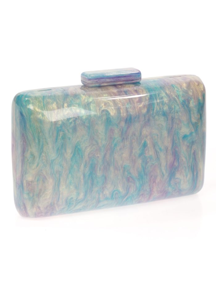 Clutch fiesta nácar violeta