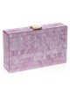 Clutch fiesta nácar violeta