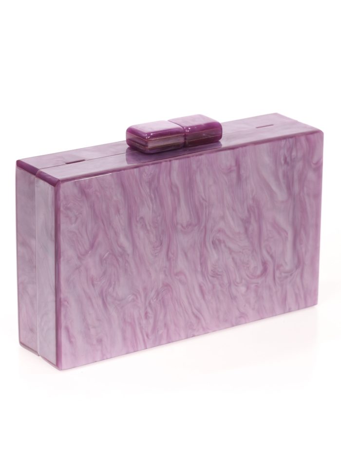 Clutch fiesta nácar violeta