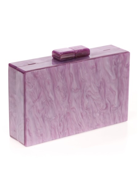 Clutch fiesta nácar violeta