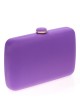 Clutch fiesta detalle metálico morado