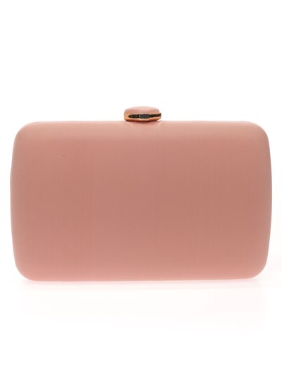 Clutch with metallic detail rosa-palo