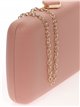 Clutch with metallic detail rosa-palo