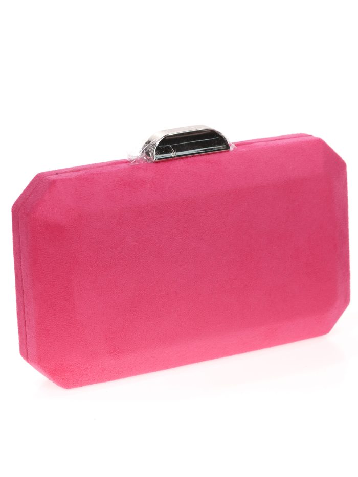 Clutch fiesta antelina fucsia