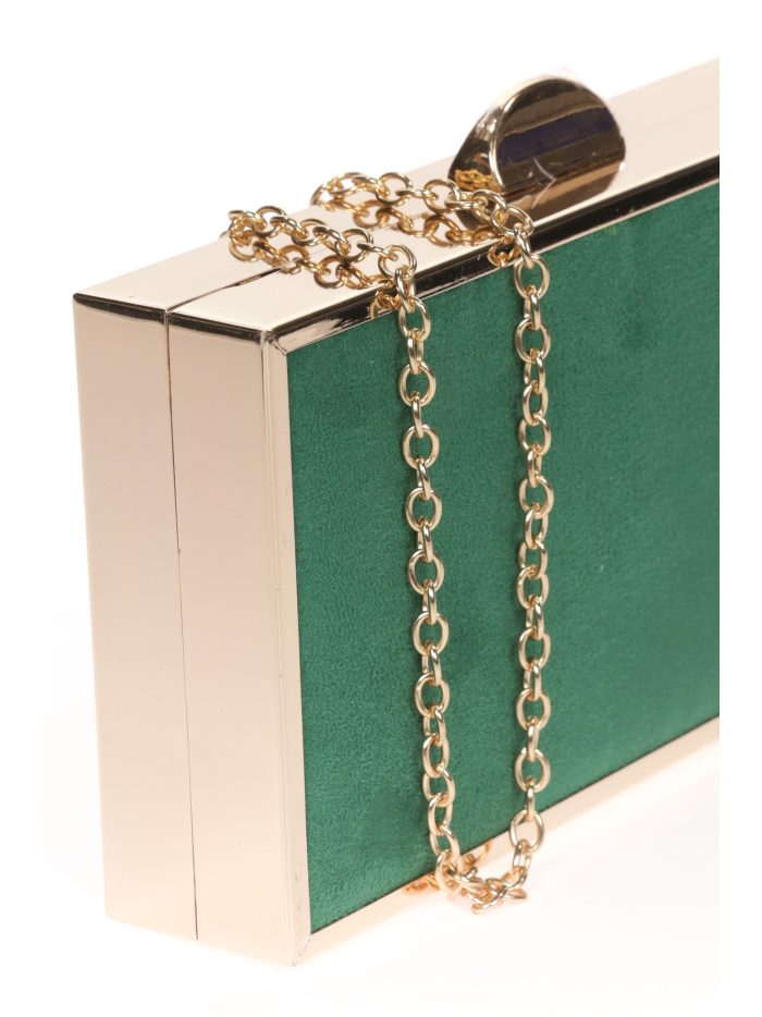 Clutch fiesta pedrería verde