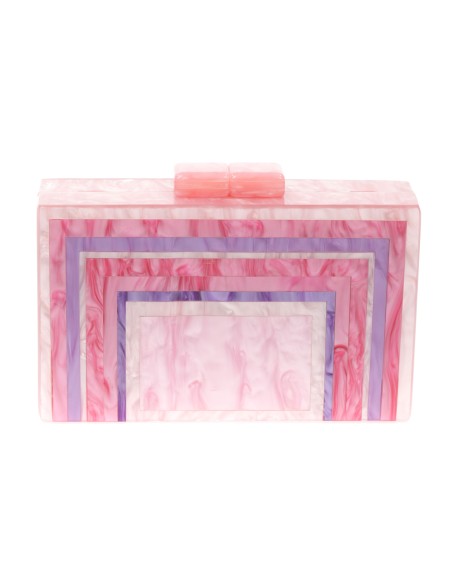 Clutch fiesta nácar buganvilla