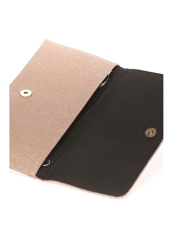 Cartera fiesta pedrería champan