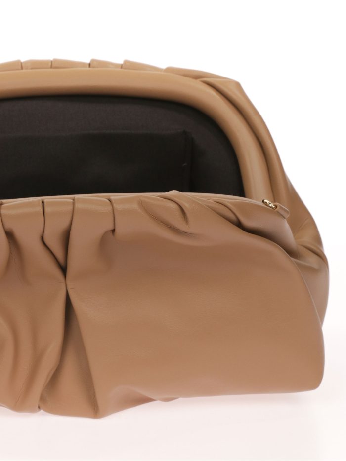 Clutch fiesta polipiel taupe