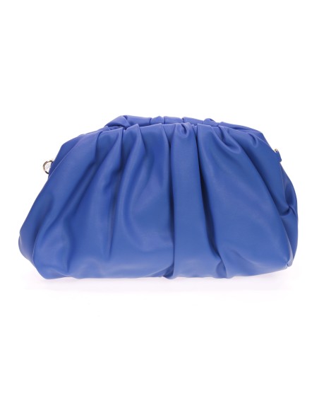 Clutch fiesta polipiel azulon