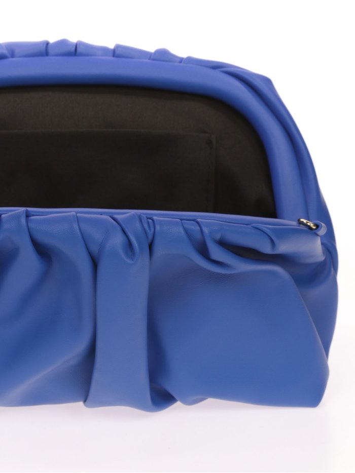 Clutch fiesta polipiel azulon