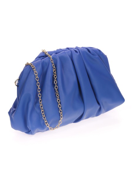 Clutch fiesta polipiel azulon