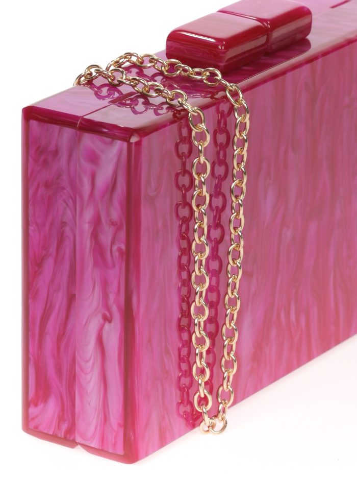 Clutch fiesta nácar buganvilla