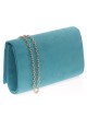 Cartera fiesta antelina teal