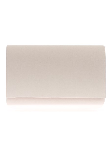 Cartera fiesta antelina beige