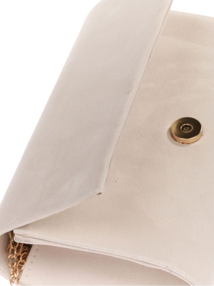 Cartera fiesta antelina beige