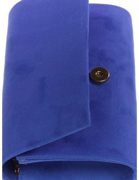 Cartera fiesta antelina azulon