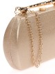 Faux leather clutch oro-claro
