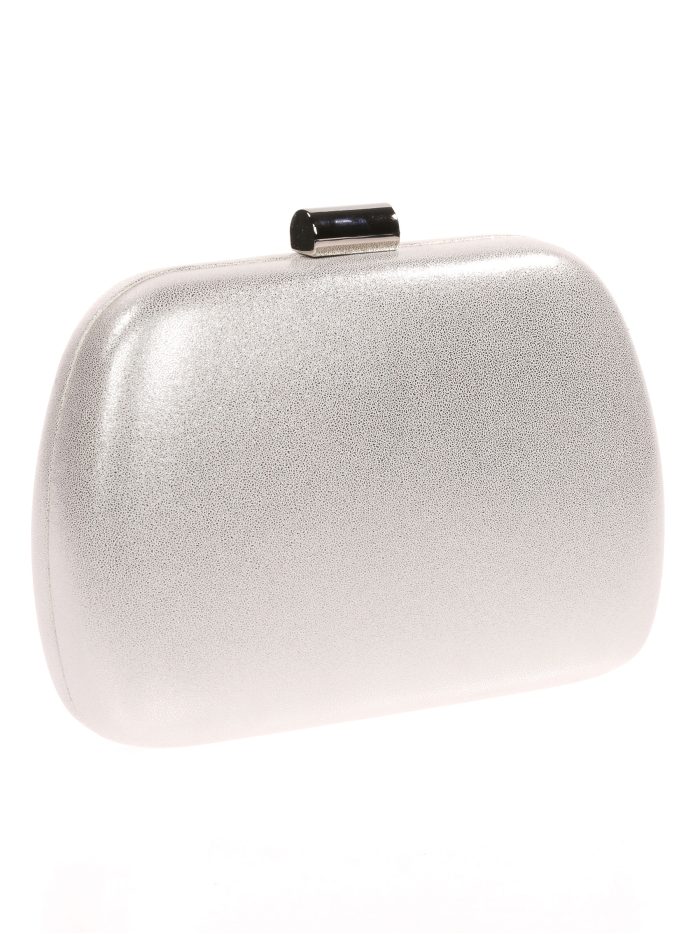 Clutch fiesta metalizado plata