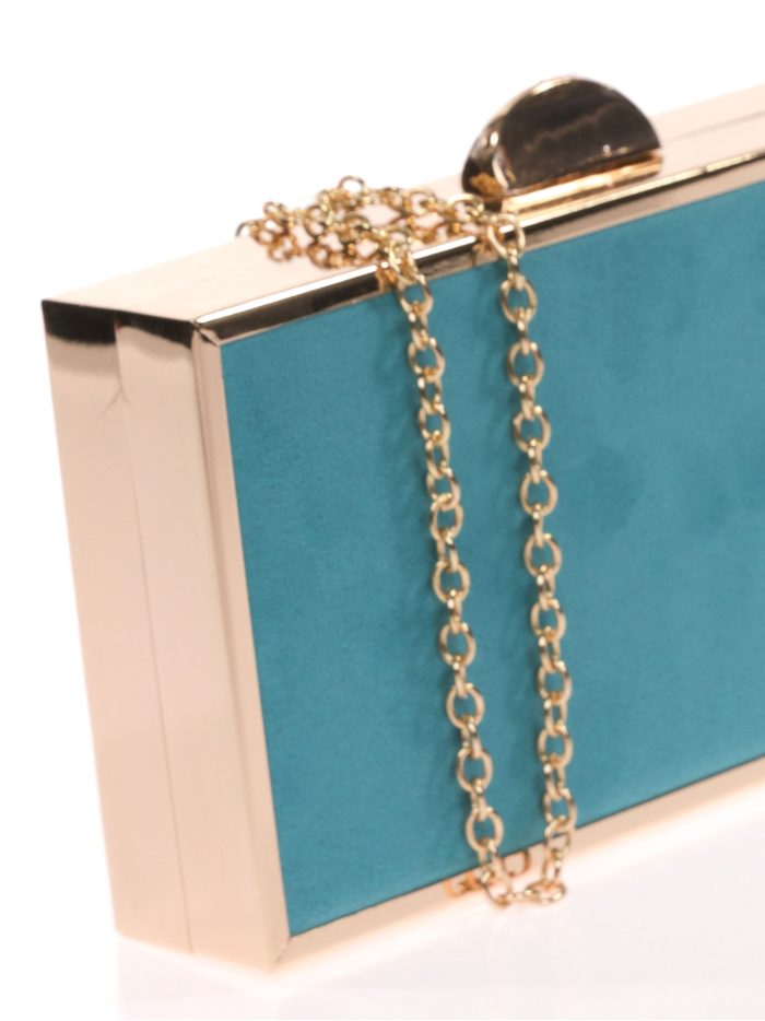 Clutch fiesta pedrería esmeralda