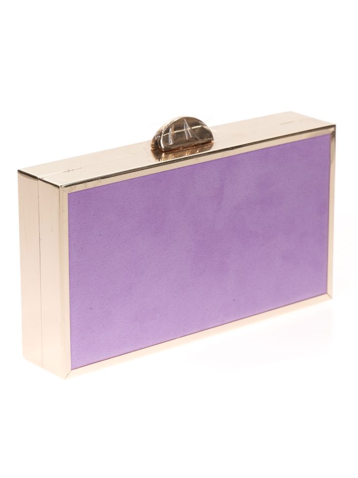 Clutch fiesta pedrería lila