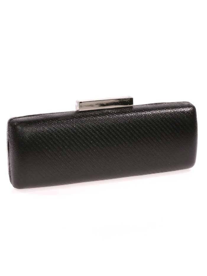 Clutch festa metalizado preto